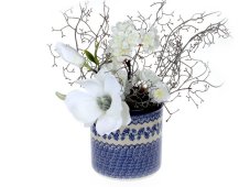 dóza 15 cm  Modrotisk