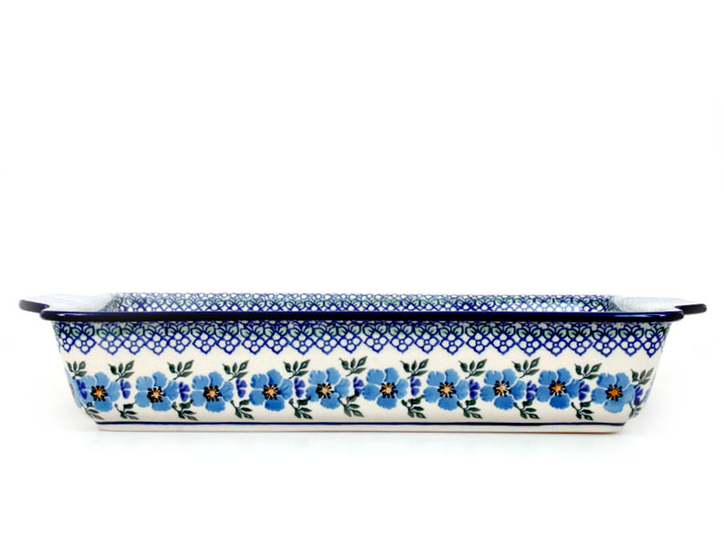 Baking Dish 39 cm (15")   Blue Rose