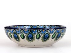 Low Bowl 13 cm (5") Peacock Feather