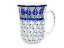 Mug ART 0,5 l (17 oz)   Blue Leaves
