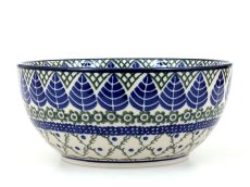 Schüssel 16 cm   Blaue Blätter