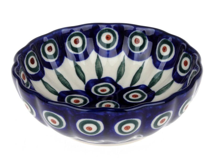 Corrugated Bowl 12 cm (5")   Peacock