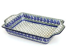 Baking Dish 33,5 cm (13")   Blue Leaves