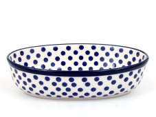 oválek 24 cm   Puntíky