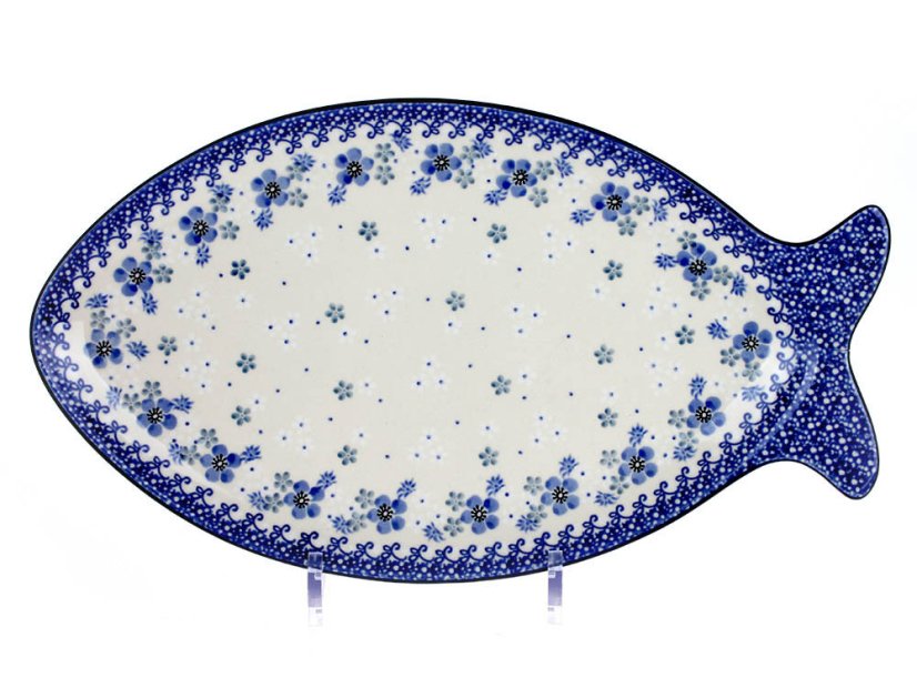 talíř "ryba" 35 cm   Zima