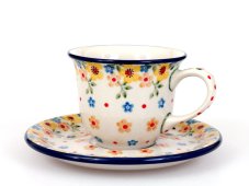 Tasse mit Untertasse 0,15 l   Frühling