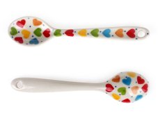 Spoon 13 cm (5")   Colorful Hearts UNIKAT