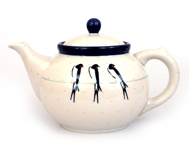 Teapot 1,2 l (40 oz)   Swallows UNIKAT