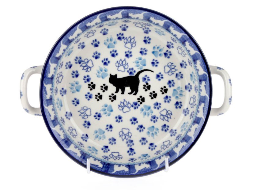 Round Baking Dish 17 cm (7")   Black Cat