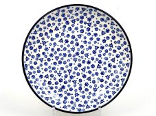 Teller 25 cm   Blue Confetti