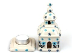"Curch" Candle Holder 15 cm (6")   Turquoise