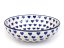 Low Bowl  17 cm (7")   Blue Hearts