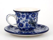 Tasse mit Untertasse 0,15 l   Libelle