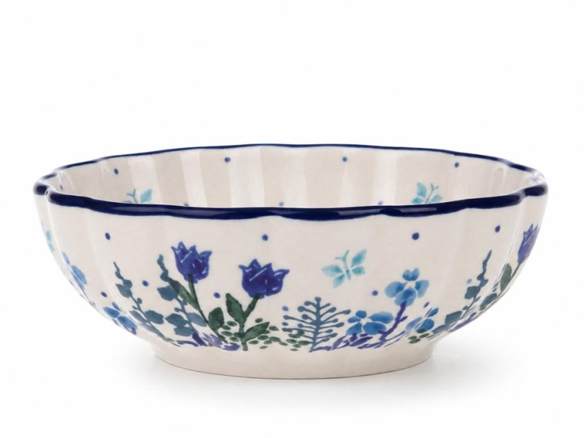 miska vlnitá 12 cm   Jarní květy