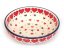 Low Bowl 13 cm (5")   Red Hearts