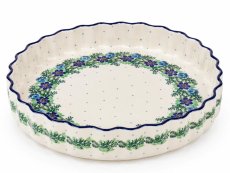 Pie Baking Dish 29 cm (11")   Blue Wreath
