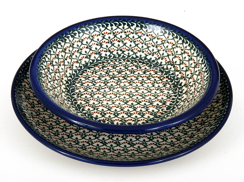 Soup Plate 21 cm (8")   Cleavers red