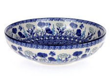 Low Bowl 22 cm (9") Blue Garden