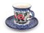 Mocca Cup with Saucer 0,06 l (2 oz)   Poppies