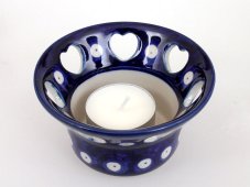 Heart Candle Holder Fish Eyes