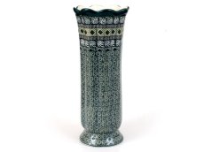 váza 28,5 cm   Aztécké slunce zelené