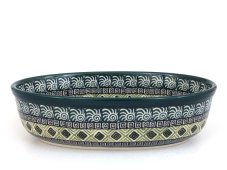Auflaufform Oval 21 cm   Aztec Sonne grüne