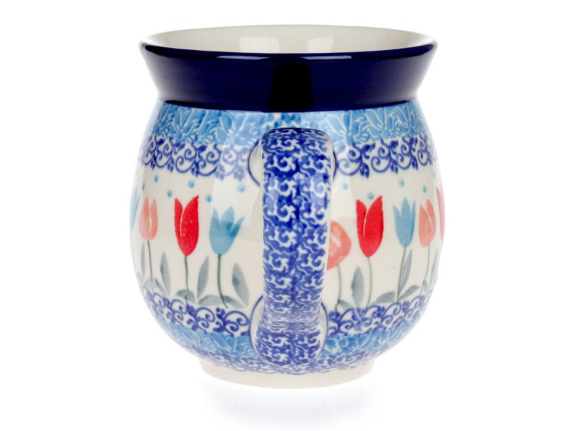 buclák velký 0,5 l   Růžové tulipány