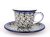 Tasse mit Untertasse 0,15 l   Laube
