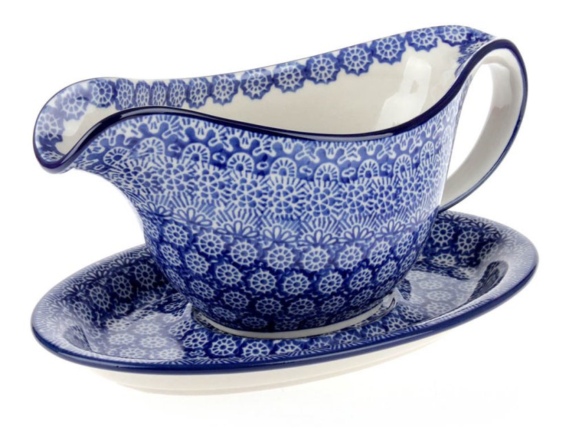 Sauce Boat with Saucer   Lace