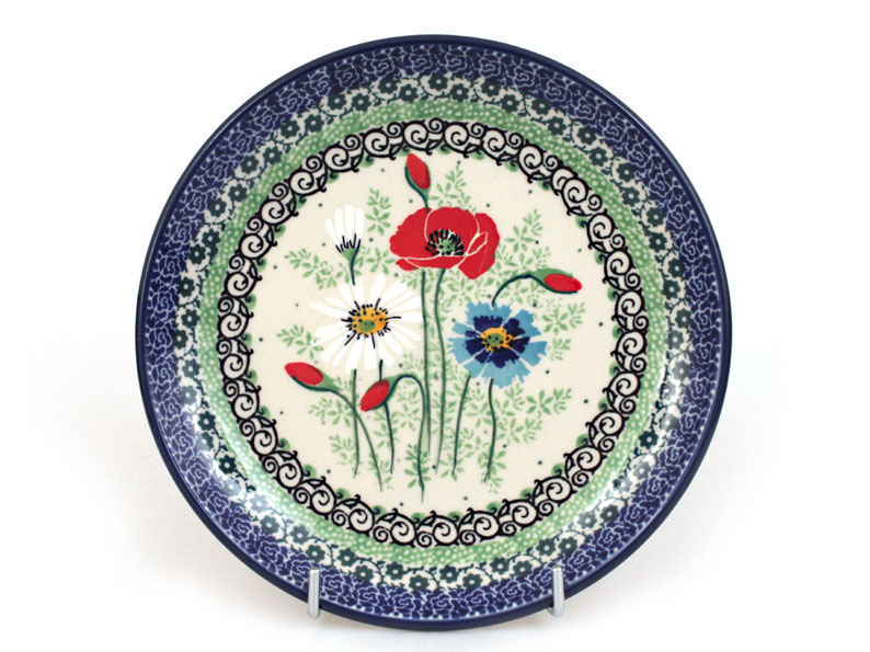 Dessertteller 18 cm   Sommerblumen UNIKAT