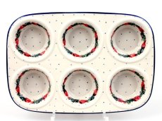 Muffins Baking Pan 29 cm Wreath