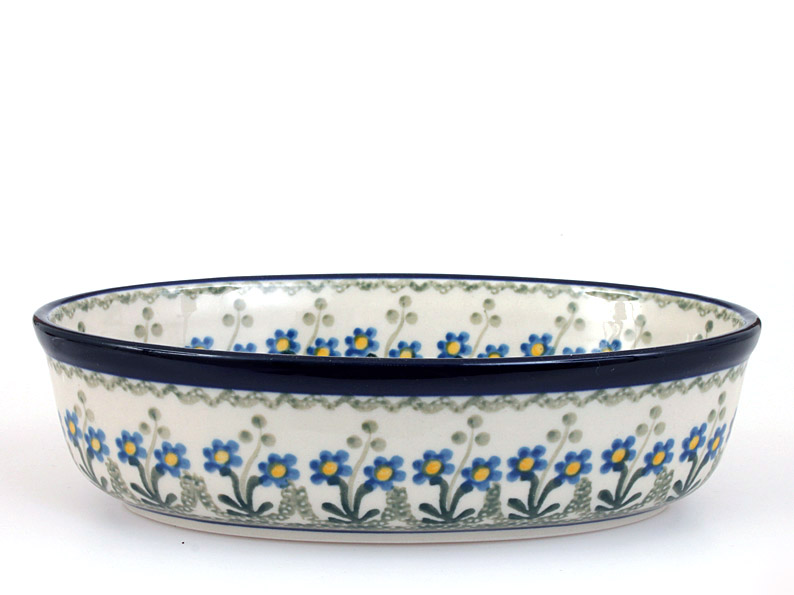 Auflaufform Oval 21 cm   Blumengarten