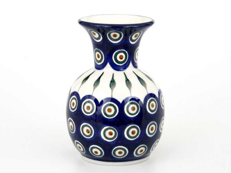 Vase 14 cm (5")   Peacock