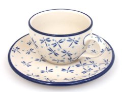 Cup with Saucer 0,1 l (4 oz)   Damselfly