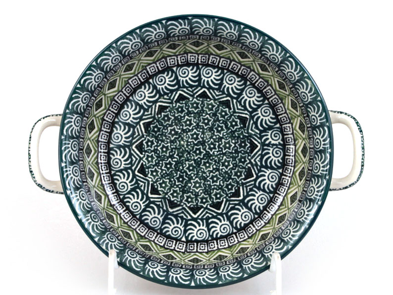 Round Baking Dish 21 cm (8")   Aztec Sun green