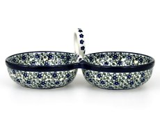 Double Bowl 25 cm Lobelia