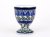 Egg Cup   Blue Leaves