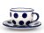 Tasse mit Untertasse 0,2 l   Grosse Punkte