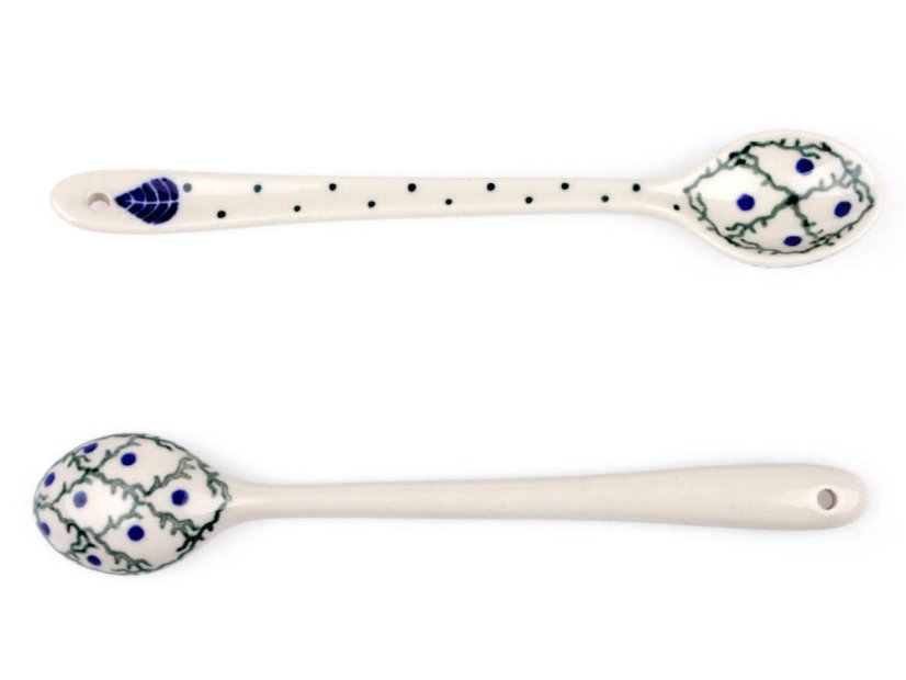lžička dlouhá 17 cm   Modré listy