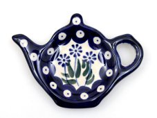 "Jug" Teabag Plate   Daisy