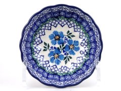 Corrugated Bowl 12 cm (5")   Blue Rose
