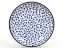 Shallow Plate 25 cm (10")   Blue Confetti