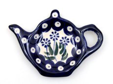 "Jug" Teabag Plate   Daisy
