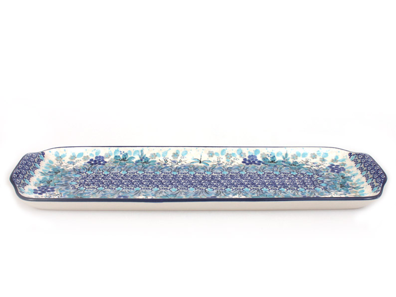 Platter 42 cm (16")   Blue Summer UNIKAT