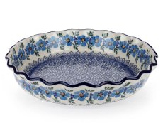 Pie Baking Dish 26 cm (10") Blue Rose
