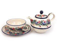 One-cup Teapot 0,6 l+0,25 l   Wreath