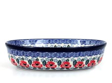 Oval Baking Dish 24 cm (9")   Poppies
