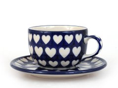 Cup with Saucer 0,2 l (7 oz)   Hearts