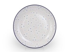 Shallow Plate 25 cm (10") Snow Flowers