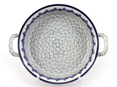Round Baking Dish 25 cm (10")   White Lace